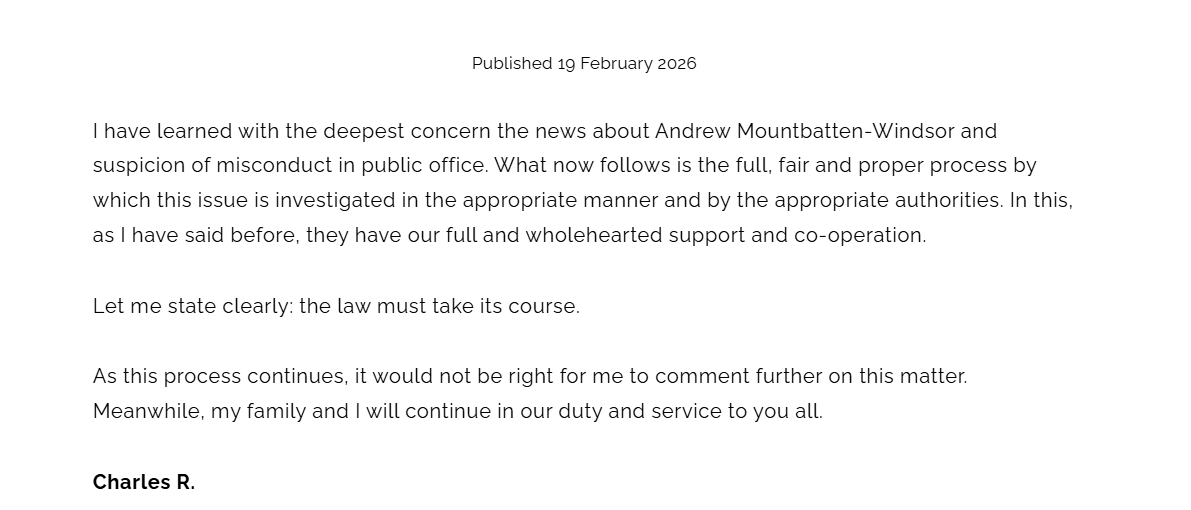 Рішуче та безкомпромісно: король Чарльз III відреагував на арешт брата